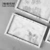 Organic marble square storage system, jewelry, hotel decorations