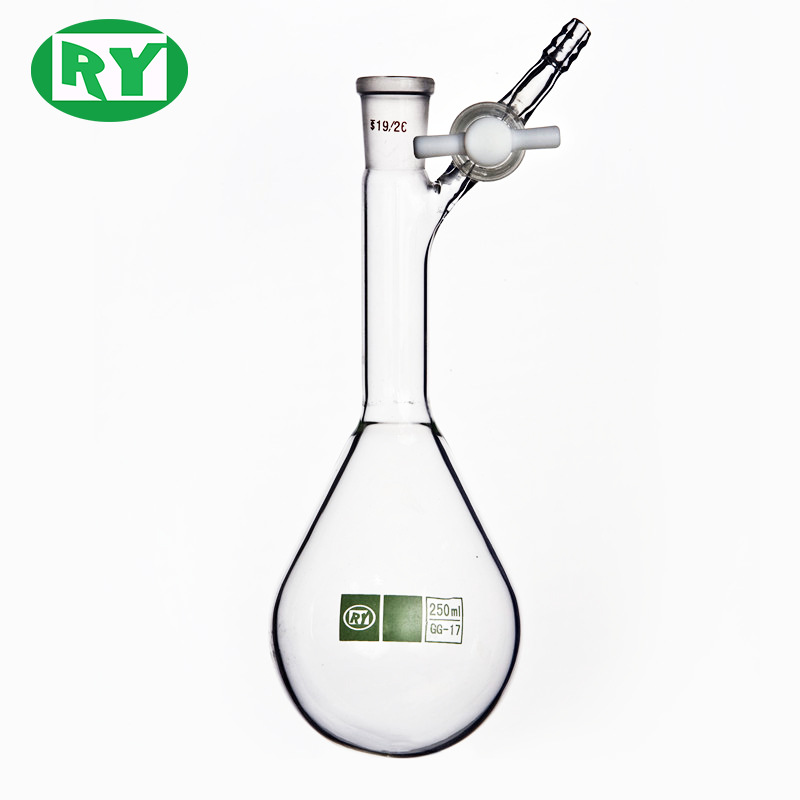 禾汽实力厂家高硼硅3.3  四氟节门反应茄瓶旋蒸瓶50 100 250ml