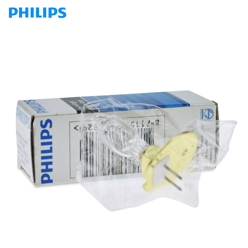 Philips, металлическая вольфрамовая лампа для проектора, лампочка, 12 В, 50 Вт, 12 В, 50 Вт