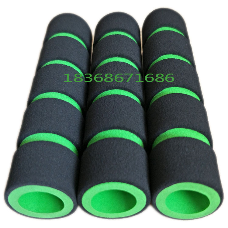 健身器材橡胶把手套水阻划船器配件泡棉手把套橡塑发泡管高回弹
