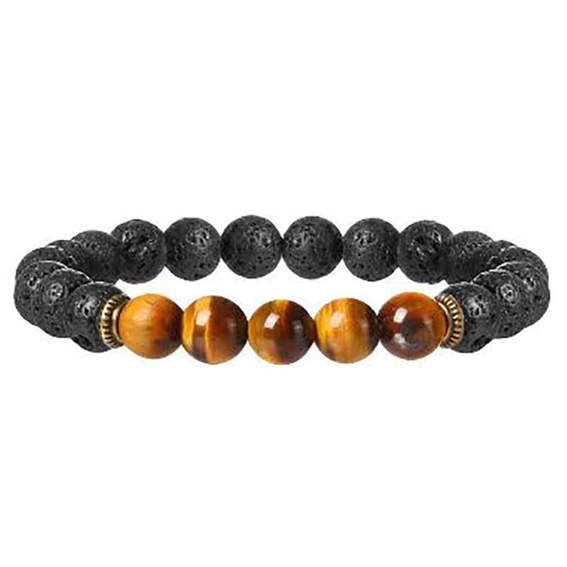 Fashionable organic bracelet natural stone for yoga