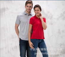 220g精梳棉短袖翻领polo衫 网眼布男式三粒扣光板现货批发欧美尺