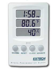 EXTECH 445702湿温度计时钟