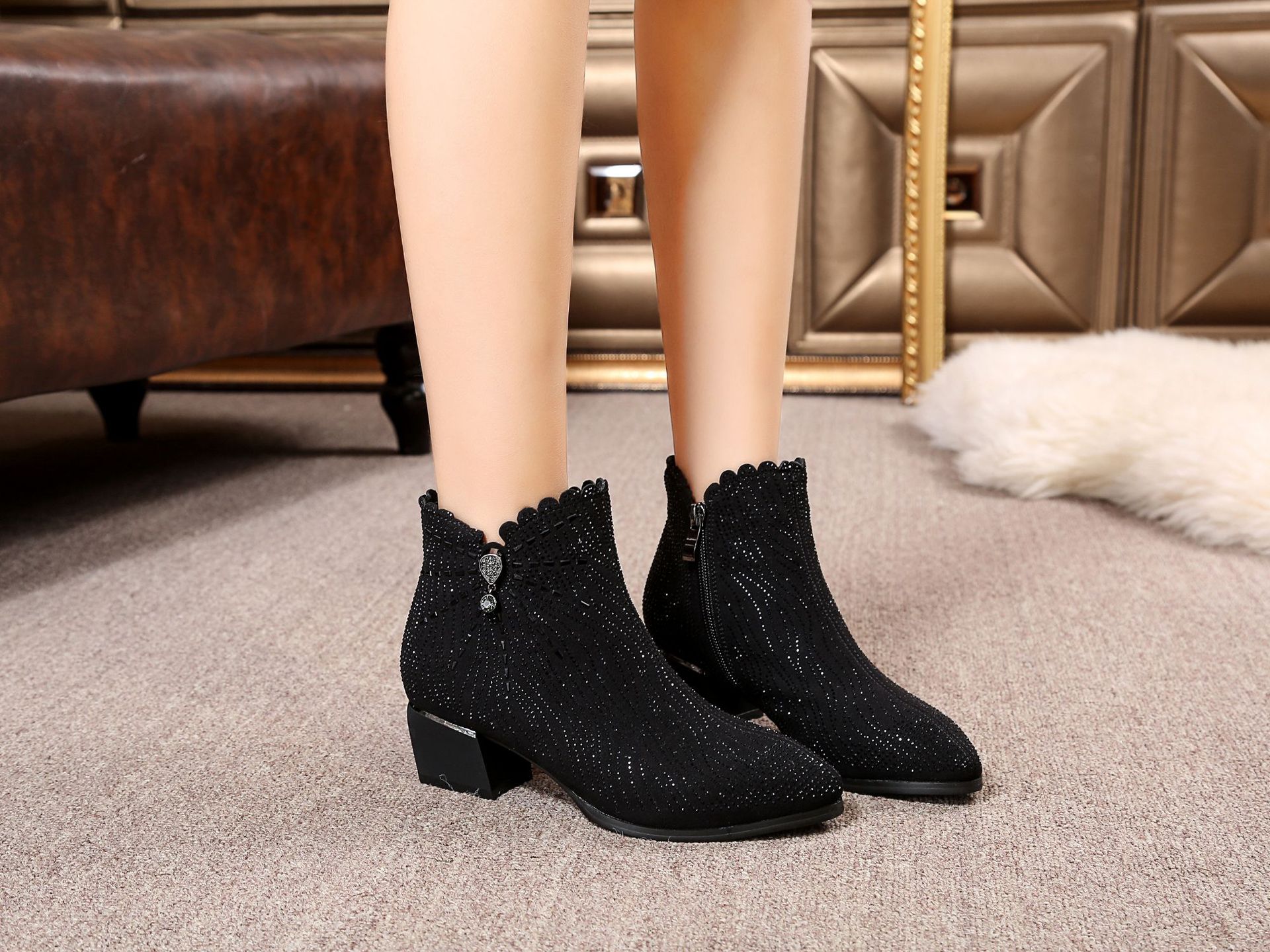 Bottes femme KANGJIAO en Matière spécial - Ref 3355241 Image 13