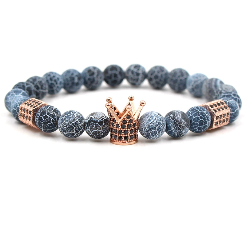 Golden black zirconium, elastic bracelet, Aliexpress, micro incrustation, pink gold