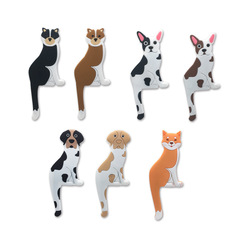 3D Cute Cartoon Refrigerator Magnetic Stickers to Attract Photos of Cute Dogs Refrigerator Magnets Creative