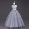 Lace small princess costume, wedding dress sleevless, European style