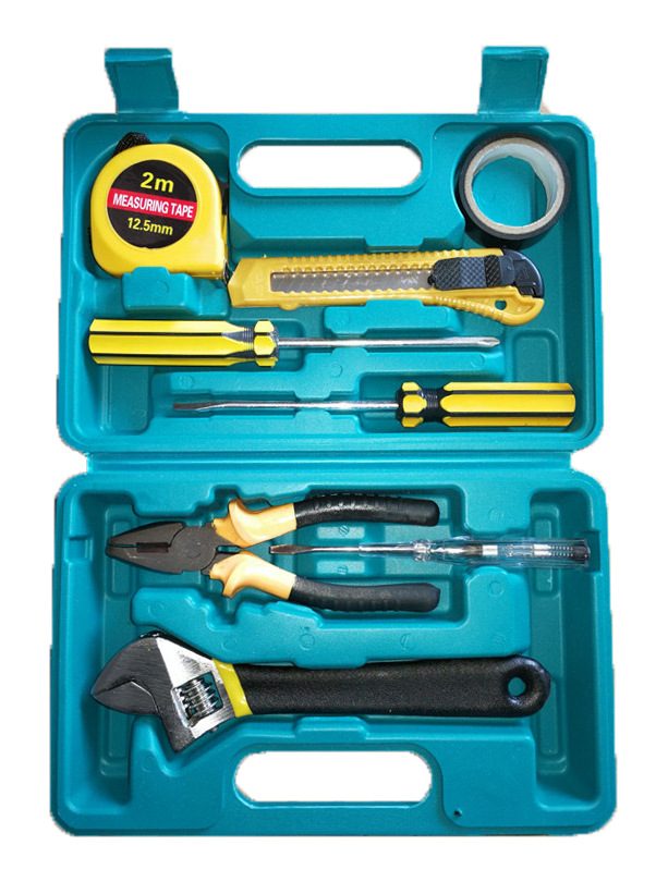 批发五金手动工具家用维修套装组合工具扳手9件套 套装维修工具