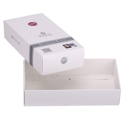 厂家定制350g白卡纸丝巾 毛巾包装盒 男士袜子女士内裤天地盖纸盒
