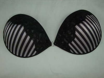 条纹布面时尚性感自粘隐形胸贴CB024 Fashion Printed Free Bra