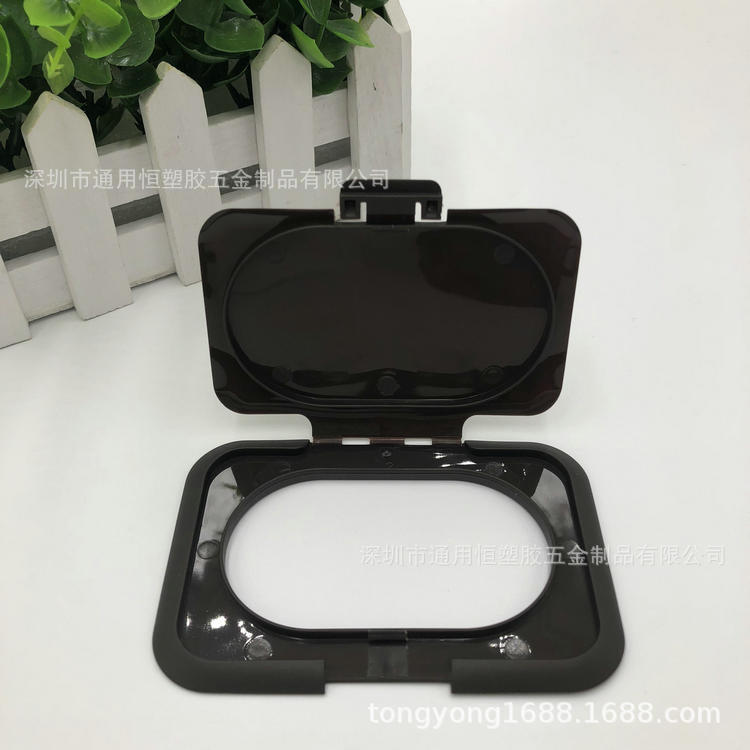 彩色湿纸巾盖子 塑料pp盒子 塑料磨砂湿纸巾盖 防尘锁水湿纸巾盖