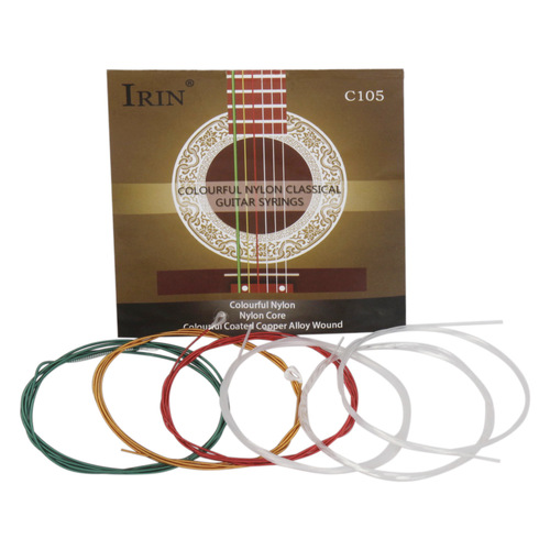 IRIN Guitar Strings Classical Guitar Strings Set C105 Colorful Acoustic Guitar String Guitar Accessories Bulk
