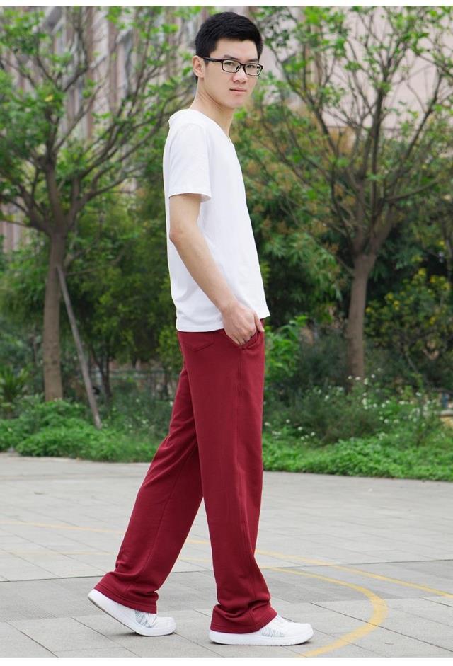 ปากตรงสีแดงม่วง / XL