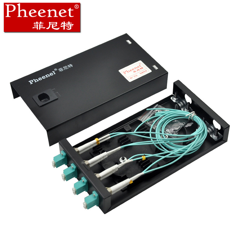 Pheenet菲尼特 8芯LC  桌面式  光纤终端盒    光缆尾纤熔接盒