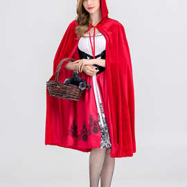 欧美万圣节小红帽服装 成人cosplay服派对装小红帽 夜店女王服