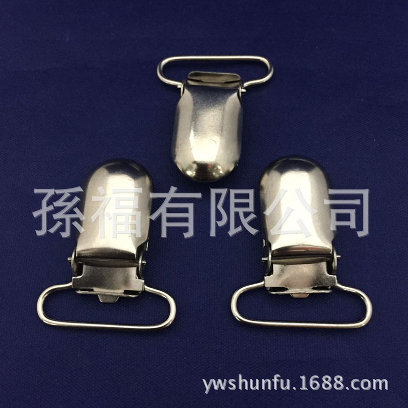 25MM含胶高档鸭嘴扣,鸭嘴夹 背带夹，金属夹，铁夹
