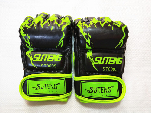 Sagitar five-finger tiger claw MMA mixed martial arts gloves, fighting Sanda split-finger gloves, fingerless punching bag gloves