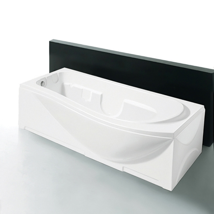 Manufactor Source of goods wholesale 1.5 bathtub Acrylic Bathtub Single bathtub Skirts massage Surfing bathtub