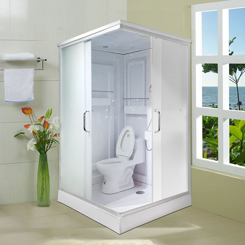 新世爵 卫生间长方形集成淋浴房蒸汽桑拿洗澡一体式整体浴室批发|ms