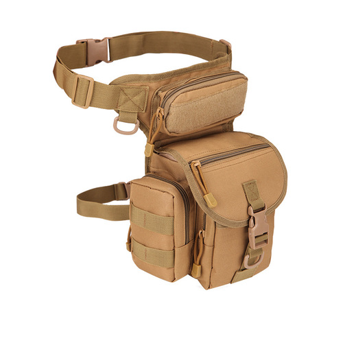 Factory wholesale waterproof Oxford cloth army camouflage style shoulder crossbody reporter photography sports new leg bag