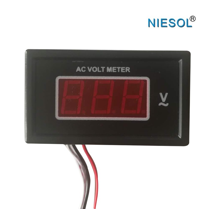 厂家推荐85DM-500VAC（0-500VAC）9V或12V供电数显电压表高精度