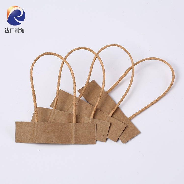 茶葉蛋糕服裝禮品包裝牛皮紙繩彩色禮品包裝手挽紙繩批發