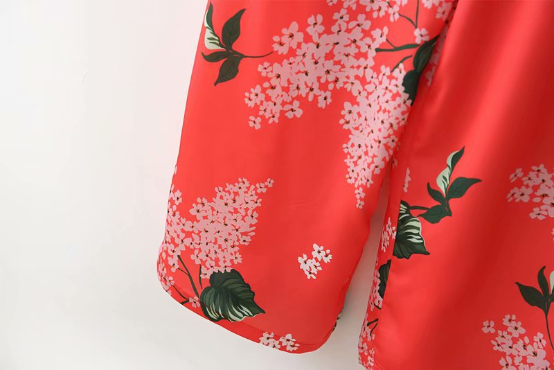 Polyester Fashionpants(Red-S) NHAM4463-Red-S