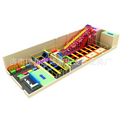 商场儿童室内淘气堡乐园设备 根据场地专业定制山东淘气堡厂家|ru