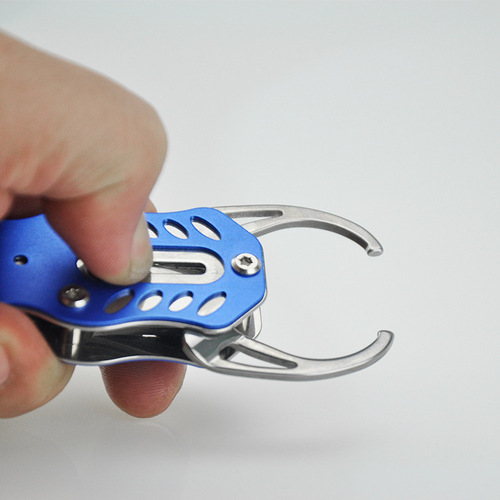 Stainless steel fish controller, mini lure, fish catching mouth pliers, ring, anti-escape fish controller, fishing gear supplies wholesale