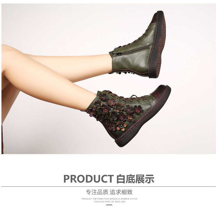 Bottes femme en En cuir - Ref 3355378 Image 34