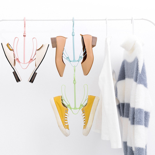 Balcony shoe drying rack, shoe drying rack, small drying rack, windproof shoe rack, shoe drying hook