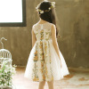 Summer dress, skirt, children's summer clothing, lace T-shirt, small princess costume, children's clothing, Korean style, suitable for teen