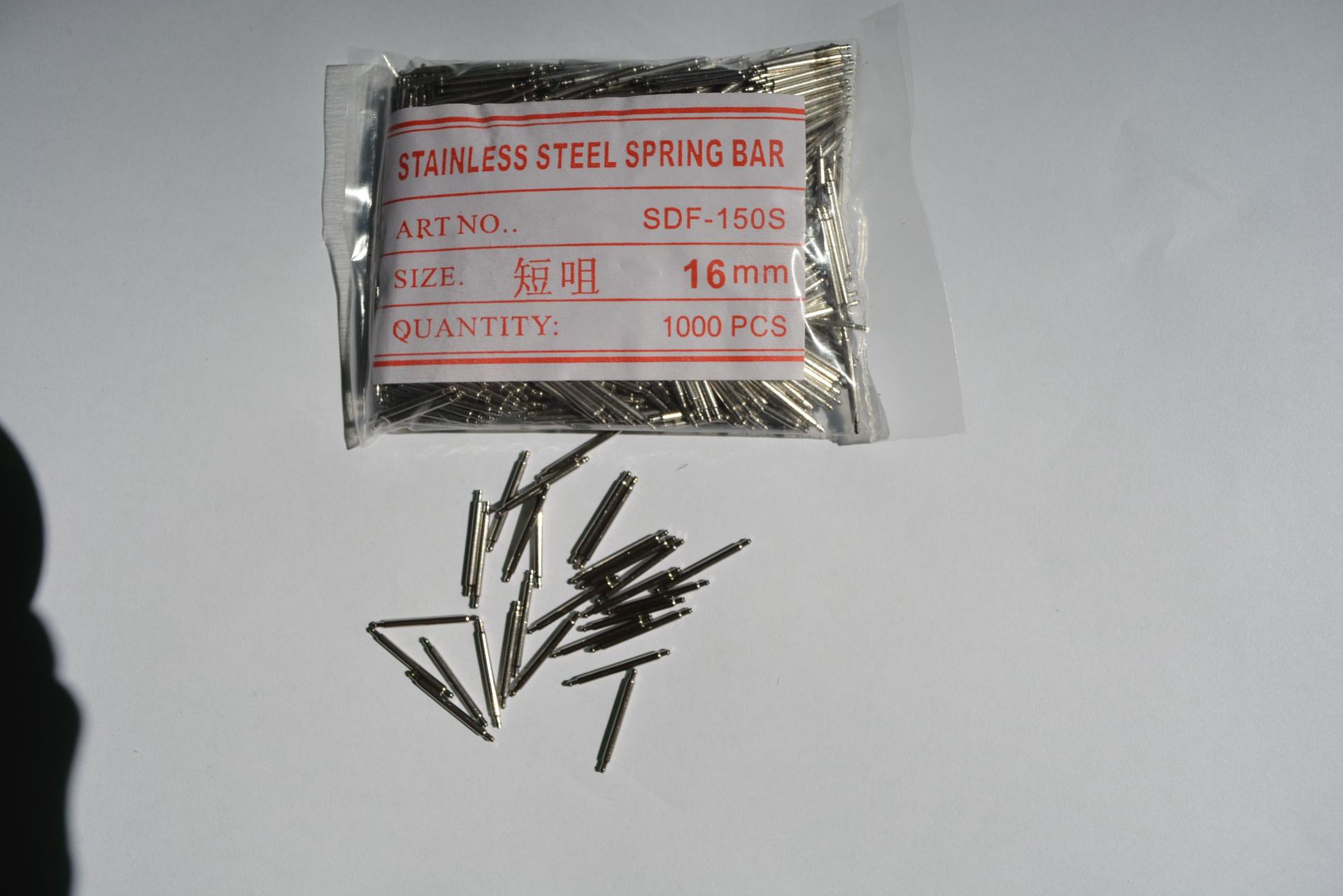 表带扣连接轴 手表配件 表带扣表轴表耳杆 不锈钢单托生耳 弹簧轴|ru