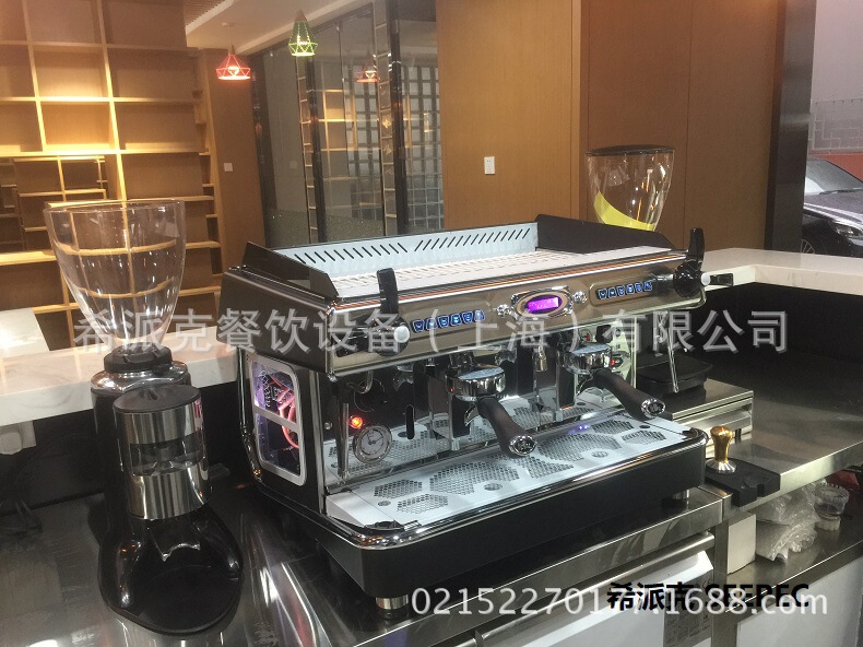 Commercial Italian Semi-Automatic Coffee Machine double boiler water bar overall design installation service Commercial Italian Semi-Automatic Coffee Machine double boiler water bar overall design installation service