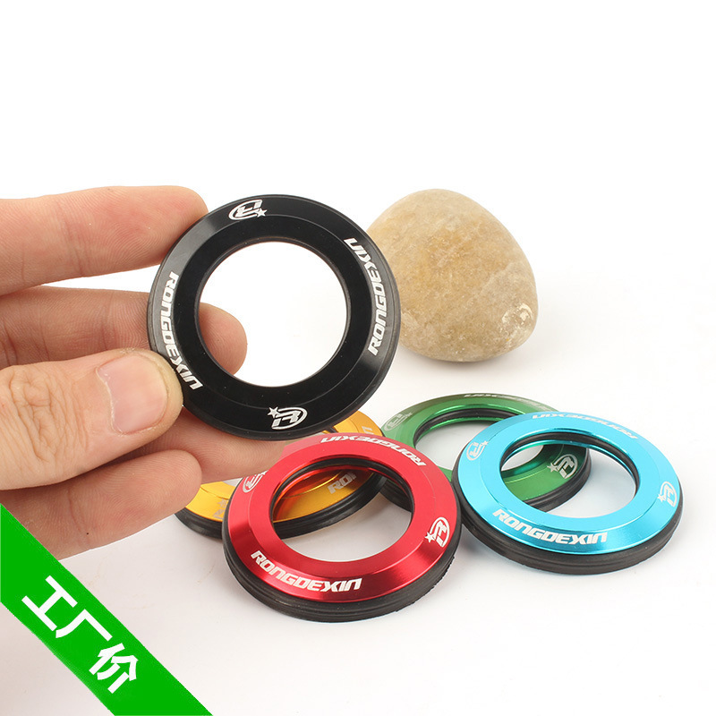 Bicycle Bowl Cover Flat Mouth Bowl Cover Mountain Bike Upper Bowl Cover Horn Bowl Modified Cover Aluminum Alloy Head Bowl Cover Bicycle Bowl Cover Flat Mouth Bowl Cover Mountain Bike Upper Bowl Cover Horn Bowl Modified Cover Aluminum Alloy Head Bowl Cover