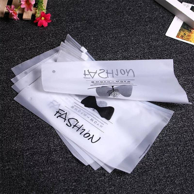 厂家定制CPE双面磨砂拉链袋 EVA自封袋收纳袋 定制店名LOGO品牌