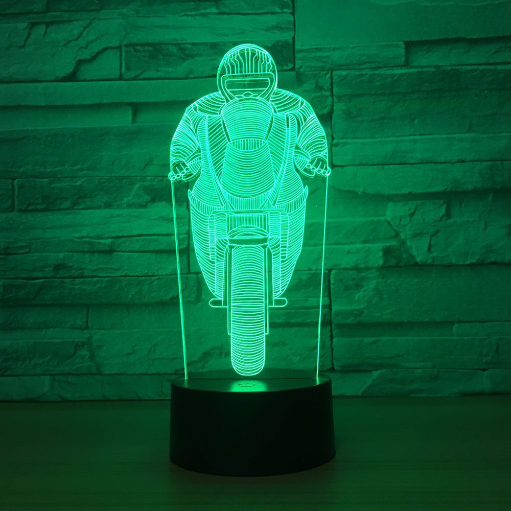 3D立体错觉灯 跨江大桥七彩触摸变色视觉灯 亚克力