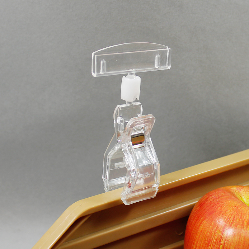 佛山蓝国 POP广告夹水晶夹 爆炸贴夹子透明展示夹 大管夹 有现货