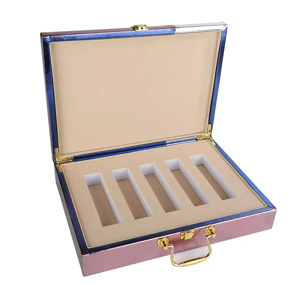 厂家定制精华液手提箱 美容护肤品箱 化妆品收纳箱