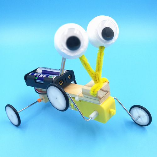Science and technology small production small invention scientific experiment electric model reptile assembly robot diy material package wholesale