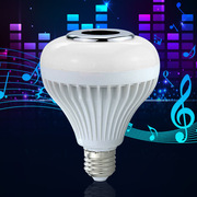 厂家直销LED蓝牙无线音箱 E27音乐球泡灯七彩智能音响 现货批发 