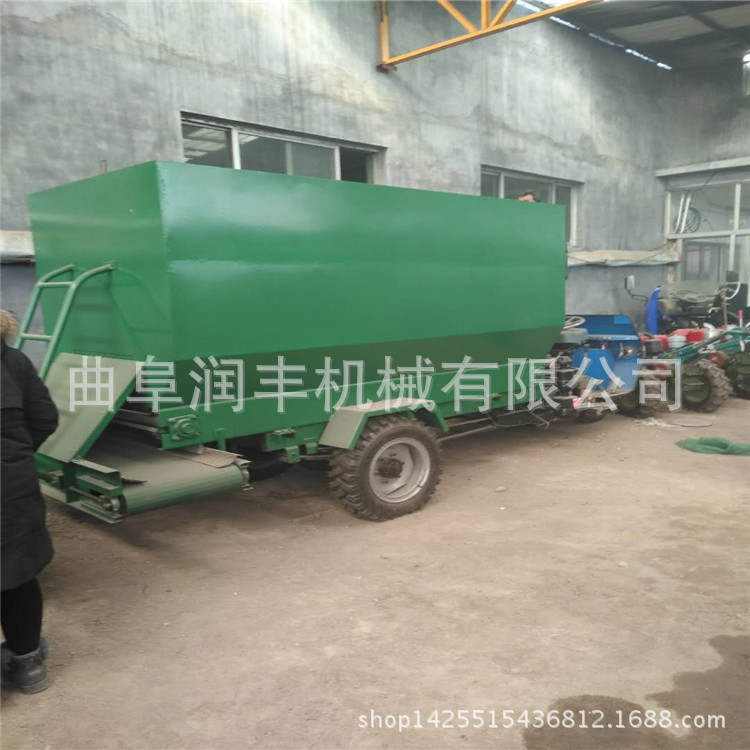 电动输送料设备 福州圈养牛羊撒料车