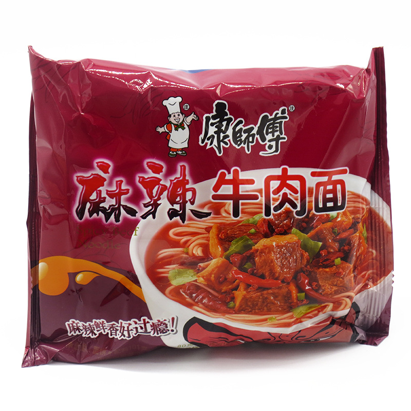 Chongqing Tingyi Instant noodles classic Spicy and spicy Beef Noodle Full container Instant noodles 24 flavor wholesale One piece On behalf of