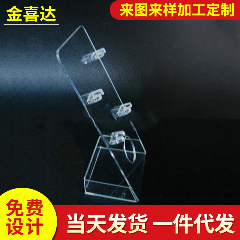 Manufacturers new transparent plexiglass acrylic ear rack earplug rack earplug accessories wholesale headset bracket