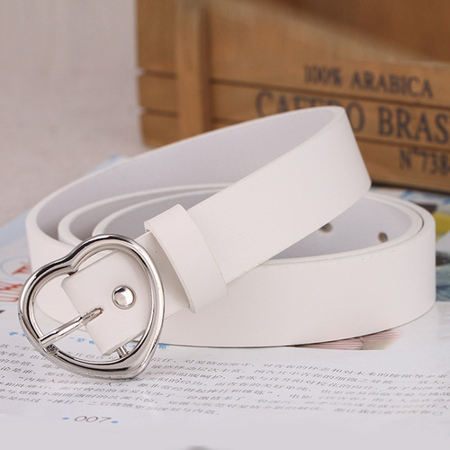 Women's belts for women, simple and versatile, Korean style casual pin buckle belts for women, Korean decorative student pants belts for women