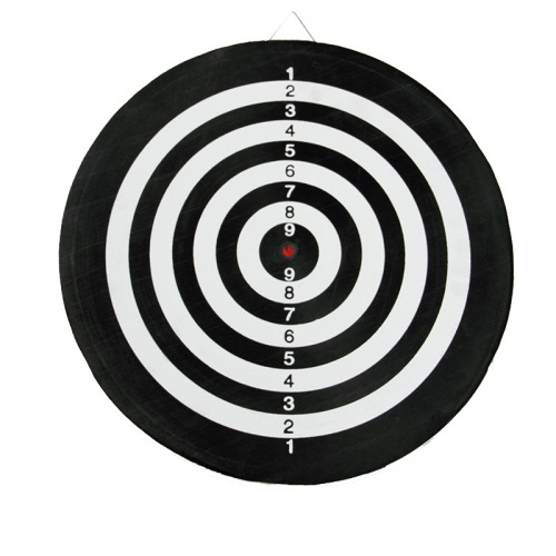 Factory Direct Sale 45cm Diameter 18-inch Double-Sided Flocked Dartboard Dart Set Needle Dart