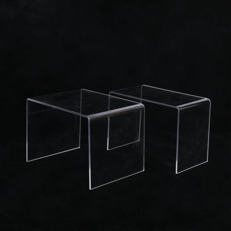 透明亚克力u型展示架定制 鞋子饰品陈列展示品鞋托架定做