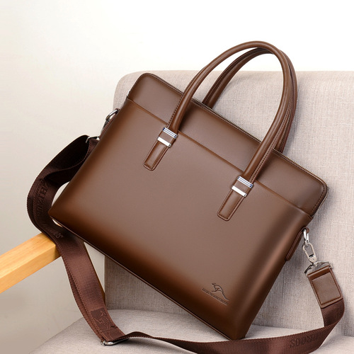 Cross-border supply men's handbags shoulder crossbody bag business briefcase computer bag men's bag 1803