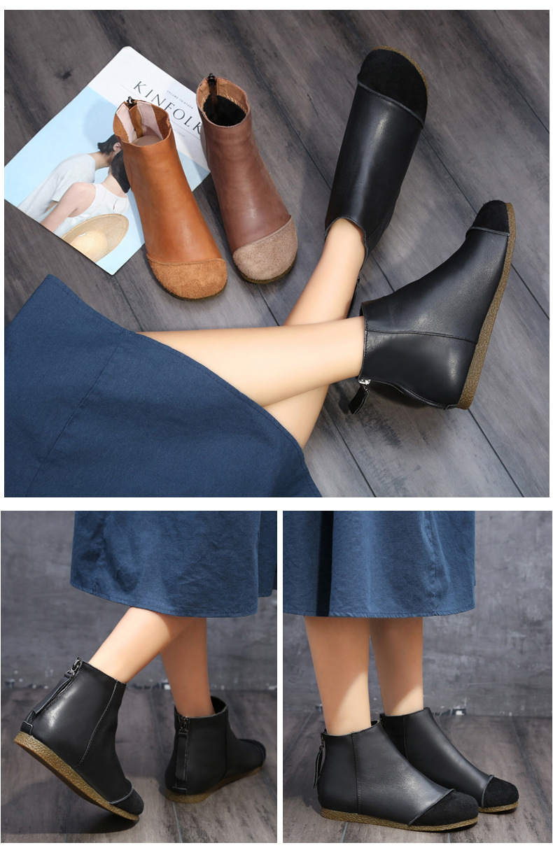 Bottes femme en En cuir - Ref 3354702 Image 17