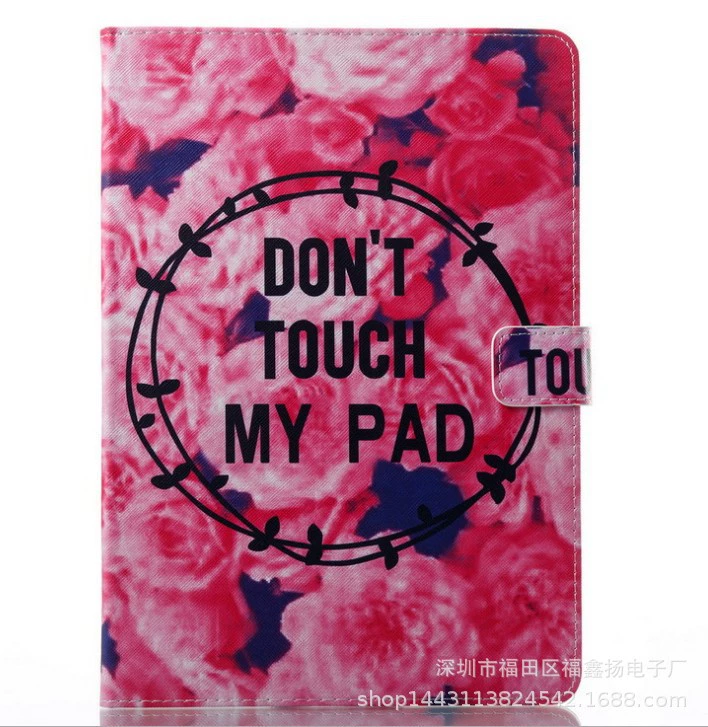 Подходящий чехол для iPad PRO 9.7 крашеный плоский кожаный чехол 10.5-дюйм Air 2 mini 4 вставляемая карта держатель защитная крышка
